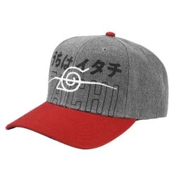 Naruto Itachi Anti Leaf Village Pre-Curved Bill Snapback Hat
