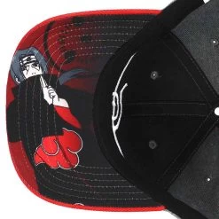 Naruto Itachi Anti Leaf Village Pre-Curved Bill Snapback Hat -Anime Peripherals 0012752naruto itachi anti leaf village pre curved bill snapback