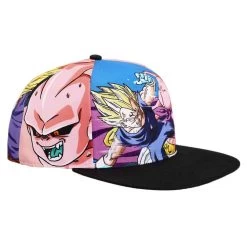Dragon Ball Z Sublimated Print Flat Bill Snapback Hat -Anime Peripherals 0017390dragon ball z sublimated print flat bill snapback