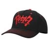 Berserk Logo Contract Stitching Pre-Curved Bill Snapback Hat