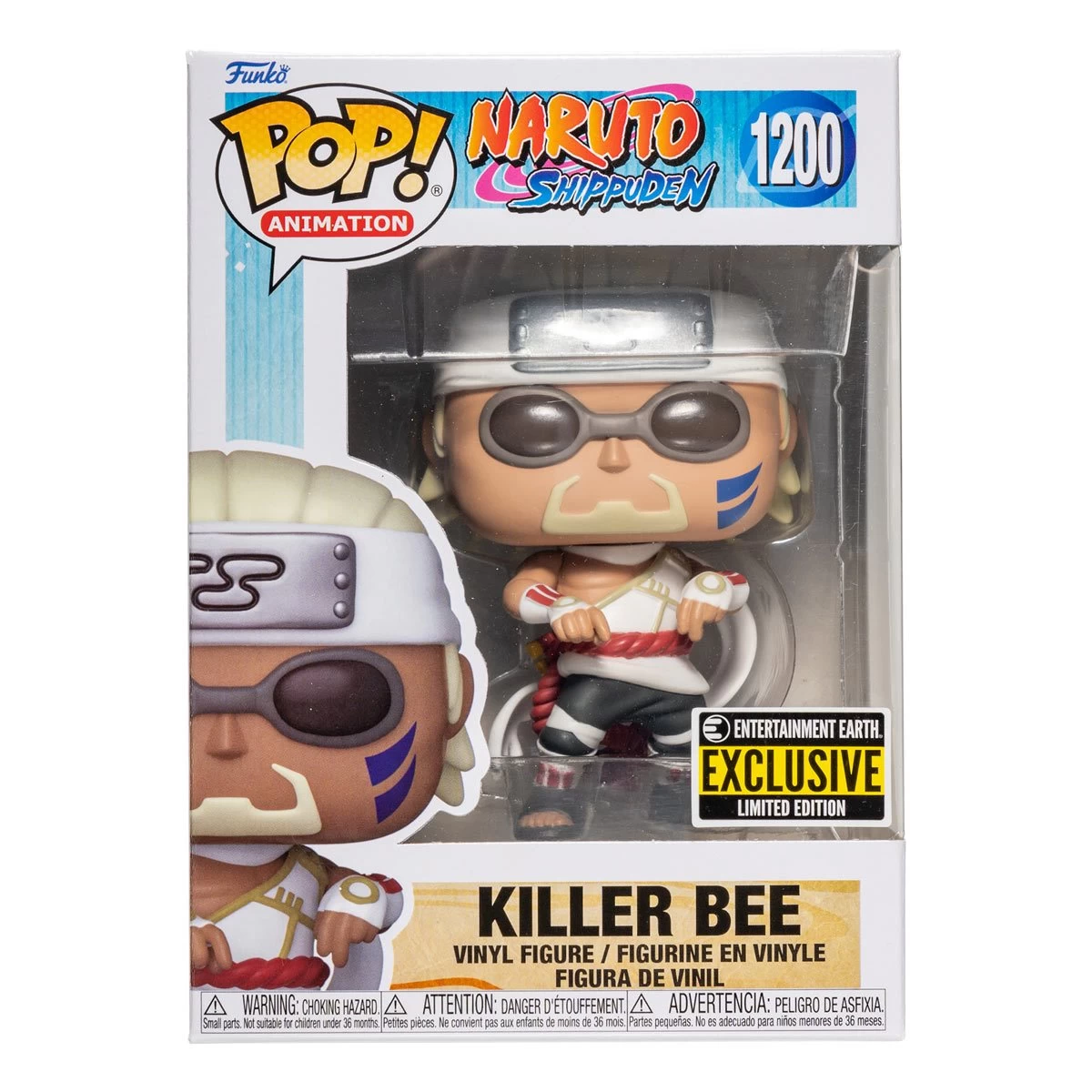 Funko Pop! Animation: Naruto Shippuden - Killer Bee Entertainment Earth Exclusive 2 Funko Pop! Animation: Naruto Shippuden - Killer Bee Entertainment Earth Exclusive - Image 2