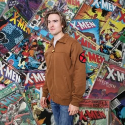 X-Men Cyclops 90's Animated Series Jacket Black Bird Marvel Comics Adult Jacket -Anime Peripherals 0x1a7668 photoroom 1