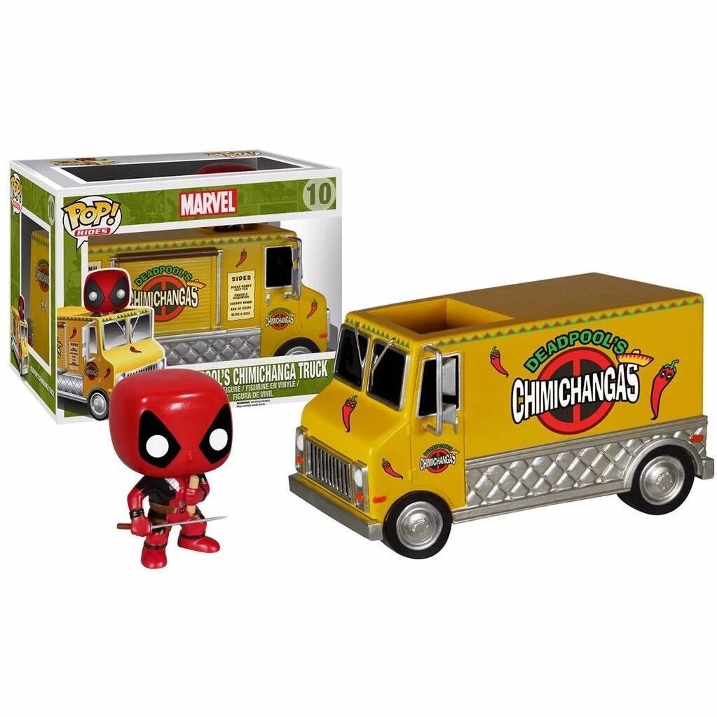 Funko Pop! Rides Deadpool Chimichanga Truck Vinyl Figure 1 Funko Pop! Rides Deadpool Chimichanga Truck Vinyl Figure