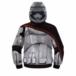 Star Wars The Force Awakens Captain Phasma Costume Adult Fleece Hoodie