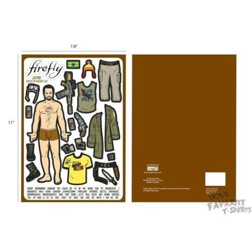 Firefly Jayne Dress Up Magnet Magnet Set 1 Firefly Jayne Dress Up Magnet Magnet Set