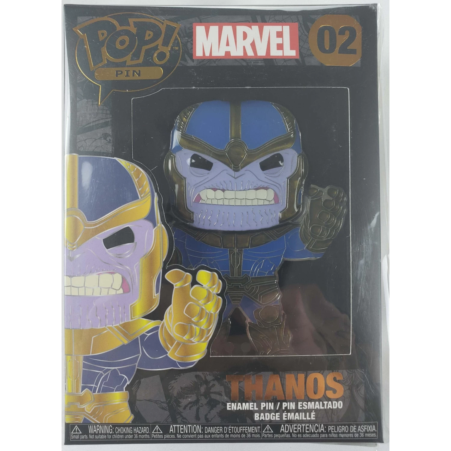Funko Pop! Pin - Marvel Thanos #02 Enamel Pin 1 Funko Pop! Pin - Marvel Thanos #02 Enamel Pin