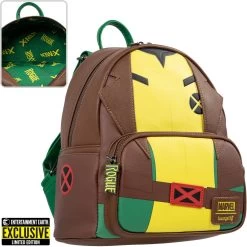 Loungefly X-Men Rogue Cosplay Mini-Backpack Entertainment Earth Exclusive -Anime Peripherals 3