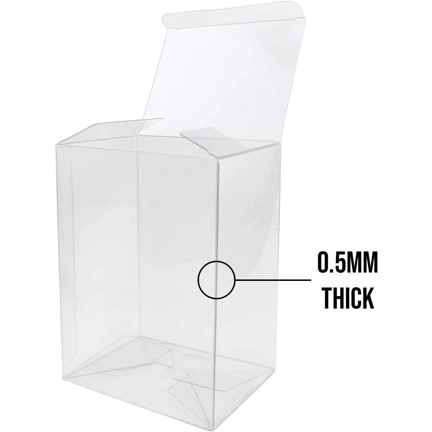 Fundom Clear Plastic Protector Case 0.50MM Extra Thick For 4" Funko Pop (10 Pack) 2 Fundom Clear Plastic Protector Case 0.50MM Extra Thick For 4" Funko Pop (10 Pack) - Image 2