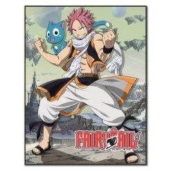 Fairy Tail Natsu & Happy Anime Fleece Throw Blanket