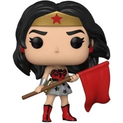 DC COMICS Funko Pop! Heroes: Wonder Woman 80th Anniversary - Red Son Wonder Woman Vinyl Figure