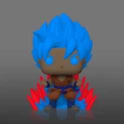 Funko Pop! Animation: Dragon Ball Super - SSGSS Goku Kaio-ken Times Twenty Glow-in-the-Dark Exclusive -Anime Peripherals 60243 3