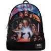 Loungefly Star Wars Trilogy 2 Triple Pocket Womens Double Strap Shoulder Bag Purse