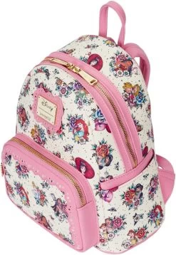 Loungefly Disney Princess Tattoo All Over Print Womens Double Strap Shoulder Bag Purse Backpack -Anime Peripherals 61A8rA0wNhL. AC SL1024