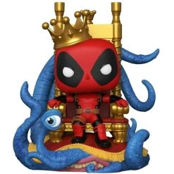 Funko Pop! Deluxe Marvel Heroes King Deadpool On Throne Vinyl Figure