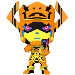 Funko Pop! Jumbo Marvel Galactus With Silver Surfer Black Light Chase 10" Vinyl Figure