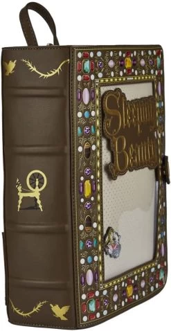 Loungefly Disney Sleeping Beauty Collector Pin Womens Double Strap Shoulder Bag Purse Backpack -Anime Peripherals 61c8dGZu0kL. AC