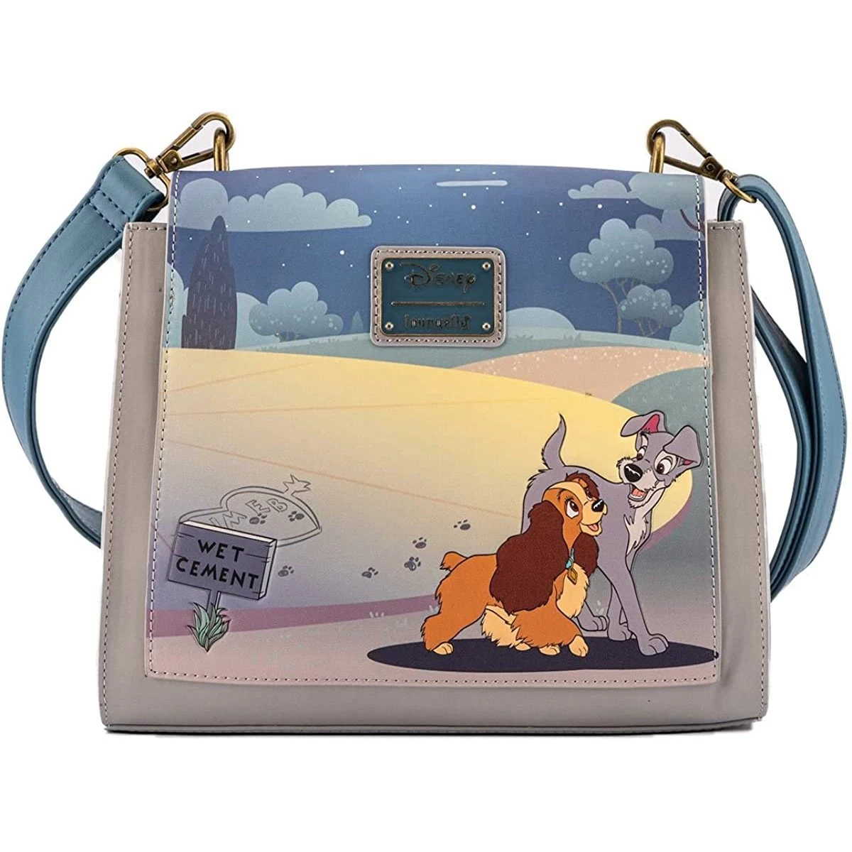 Disney Loungefly X Lady And The Tramp Heart Paw Prints Crossbody Purse 2 Disney Loungefly X Lady And The Tramp Heart Paw Prints Crossbody Purse - Image 2