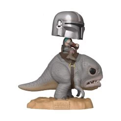 Funko Pop! Deluxe: Star Wars - The Mandalorian - The Mandalorian On Blurrg