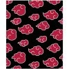 Naruto Shippuden Anti Leaf Clouds Akatsuki Throw Blanket 50in By 60in