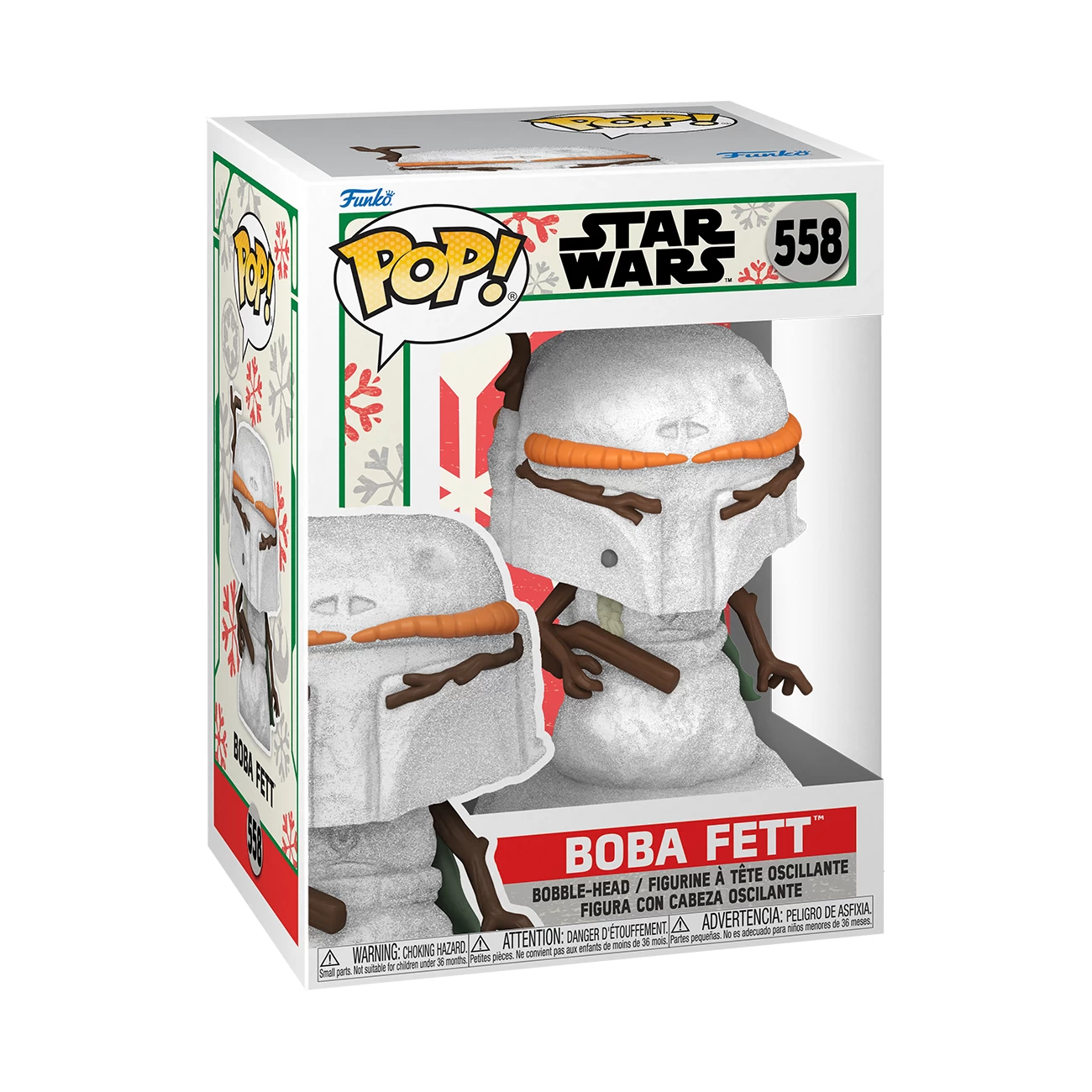Funko Pop! Star Wars: Holiday - Boba Fett Snowman 2 Funko Pop! Star Wars: Holiday - Boba Fett Snowman - Image 2