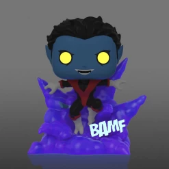 Funko Pop! Deluxe Marvel Comics: X-Men - Nightcrawler Glow-In-The-Dark PX Previews Exclusive -Anime Peripherals 66519 3