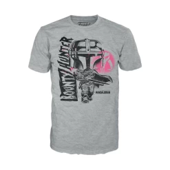 Funko Boxed Tee: Star Wars The Mandalorian - Bounty Hunter With Darksaber