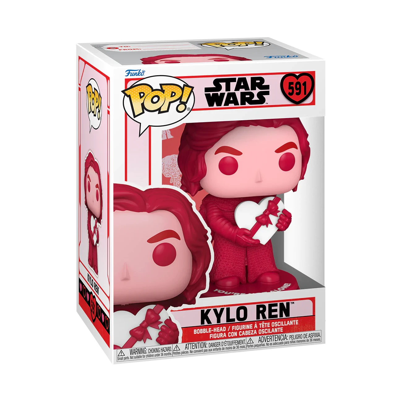 Funko Pop! Star Wars: Valentines - Kylo Ren 2 Funko Pop! Star Wars: Valentines - Kylo Ren - Image 2