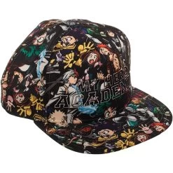 My Hero Academia Character Allover Art Snapback Flat Bill Hat -Anime Peripherals 717bAYZJn L. AC UL1000