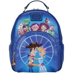 Loungefly Disney Pixar Moment Toy Story Woody Bo Peep Womens Double Strap Shoulder Bag Purse Backpack