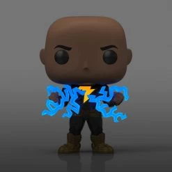 DC COMICS Funko Pop! Movies: Black Adam No Cape Lighting Chest GITD Chase Vinyl Figure