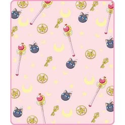 Sailor Moon Anime Pattern Sublimation Throw Blanket