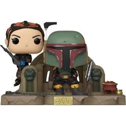 STAR WARS Funko Pop! Moment: Mandalorian - Boba Fett & Fennec Shand Collectible Vinyl Figure