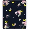 Great Eastern Entertainment Sailor Moon Luna Throw Blanket 46" X 60"
