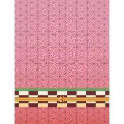 Demon Slayer- Nezuko Patten Fleece Throw Blanket 45in. By 60in.