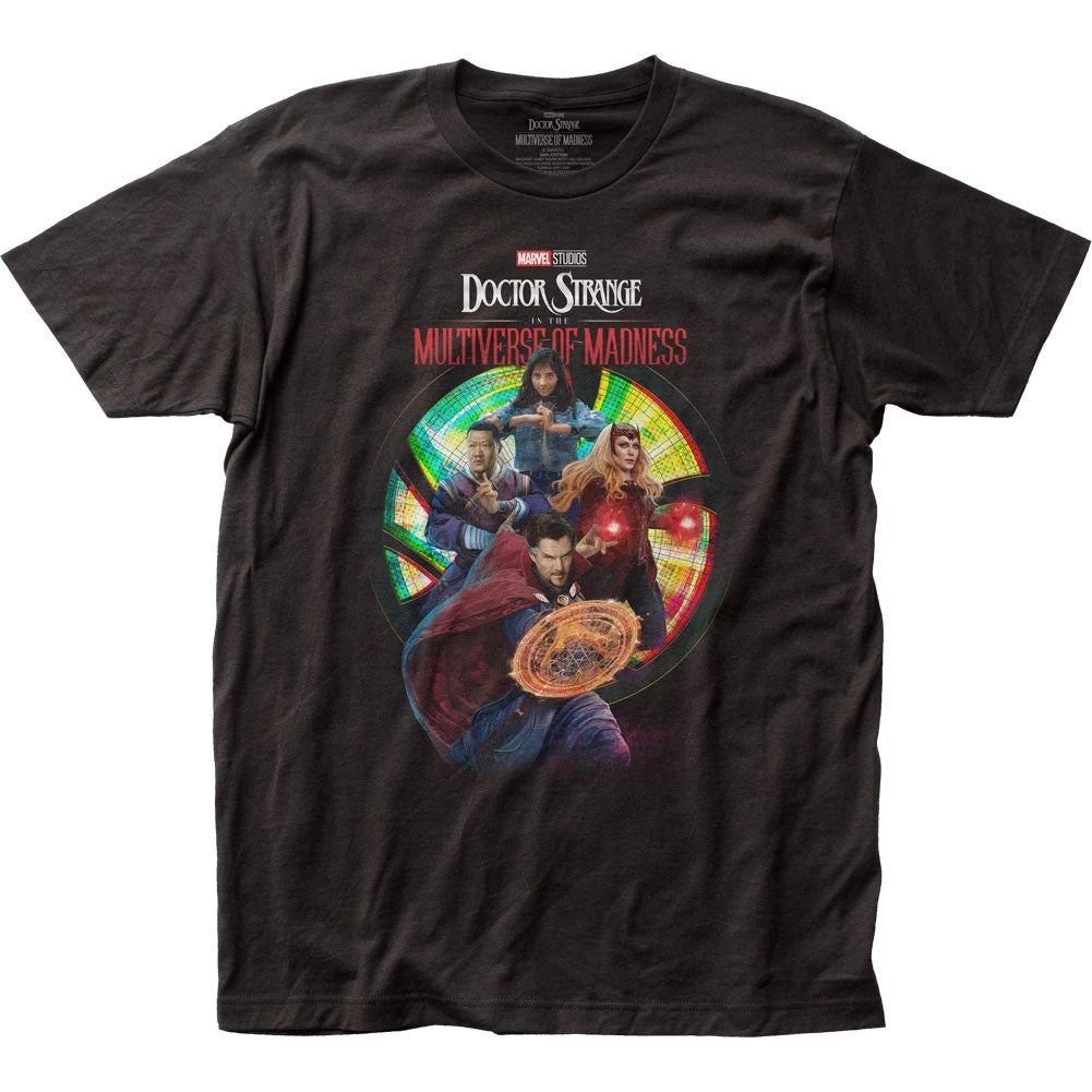 Doctor Strange 2 Movie Hero Group Officially Licensed Fitted Adult Unisex T-Shirt 1 Doctor Strange 2 Movie Hero Group Officially Licensed Fitted Adult Unisex T-Shirt