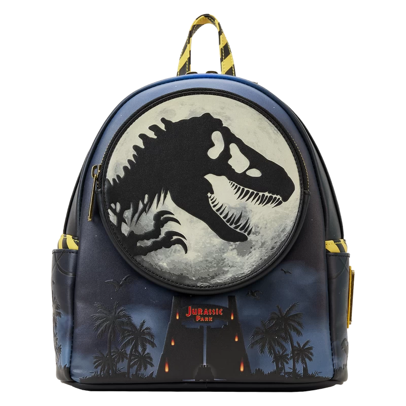 Loungefly Jurassic Park 30th Anniversary Dino Moon Glow Mini Backpack 1 Loungefly Jurassic Park 30th Anniversary Dino Moon Glow Mini Backpack