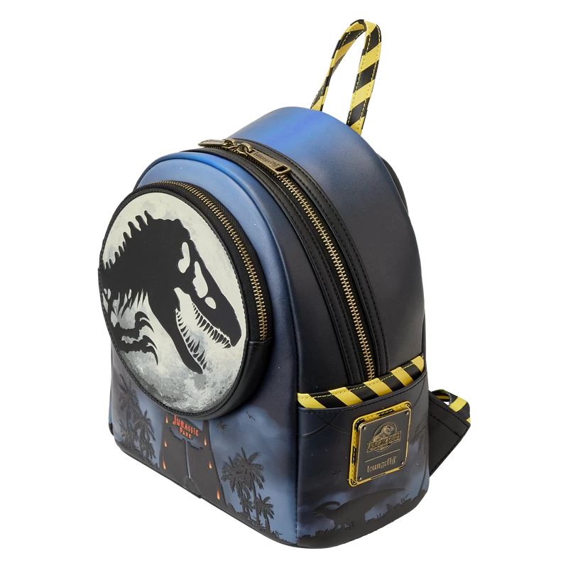 Loungefly Jurassic Park 30th Anniversary Dino Moon Glow Mini Backpack 4 Loungefly Jurassic Park 30th Anniversary Dino Moon Glow Mini Backpack - Image 4