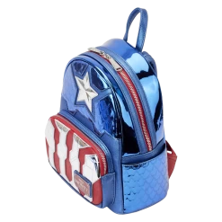 Loungefly Marvel Metallic Captain America Cosplay Mini Backpack -Anime Peripherals MVBK0276 3 ddab9bec 79b5 4a2a 9e8d 747f7802c65b