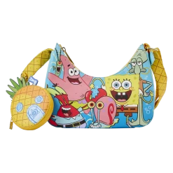 Loungefly SpongeBob SquarePants Group Shot Crossbody Bag