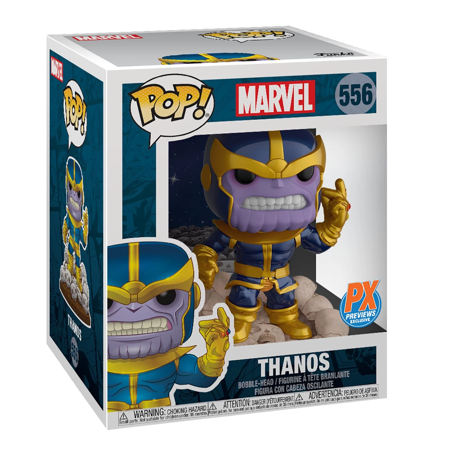 Funko Pop! Marvel Heroes: Thanos Snap 6" Deluxe Vinyl Figure 2 Funko Pop! Marvel Heroes: Thanos Snap 6" Deluxe Vinyl Figure - Image 2