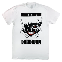 Tokyo Ghoul Ken Kaneki I Am A Ghoul Adult T-Shirt