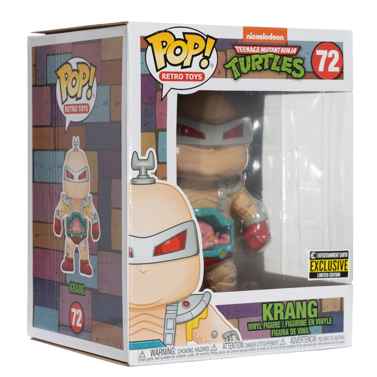 Funko Pop! Teenage Mutant Ninja Turtles Krang 6in. Entertainment Earth Exclusive 3 Funko Pop! Teenage Mutant Ninja Turtles Krang 6in. Entertainment Earth Exclusive - Image 3