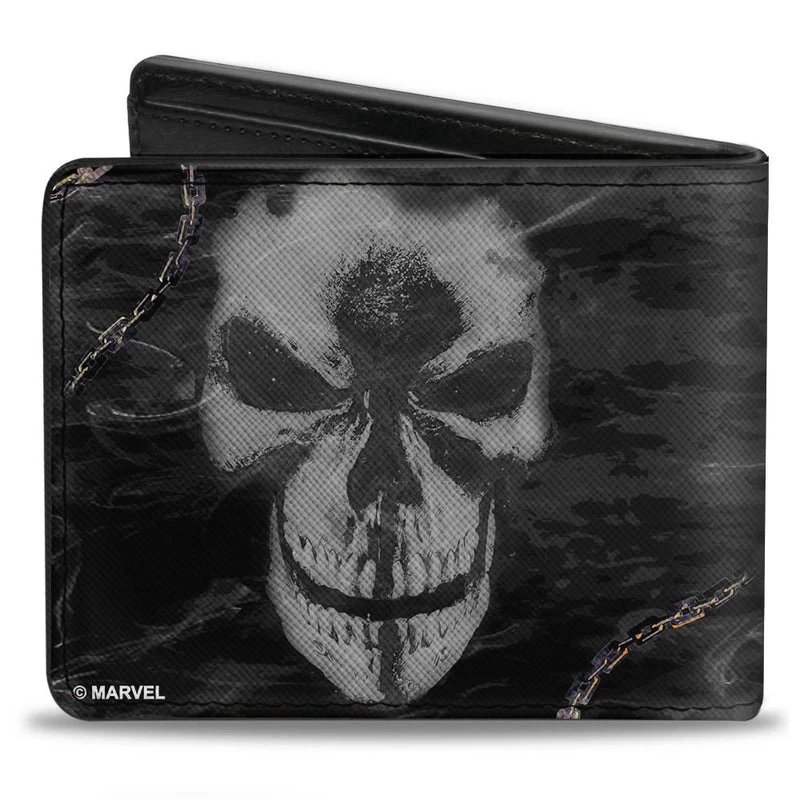 Marvel Ghost Rider Riding Pose With Skull Bifold Wallet 2 Marvel Ghost Rider Riding Pose With Skull Bifold Wallet - Image 2