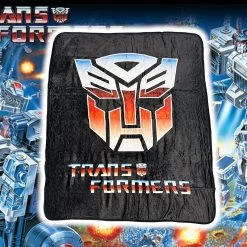 Hasbro Transformers Autobot Symbol 80's Cartoon Throw Blanket -Anime Peripherals autobot 2