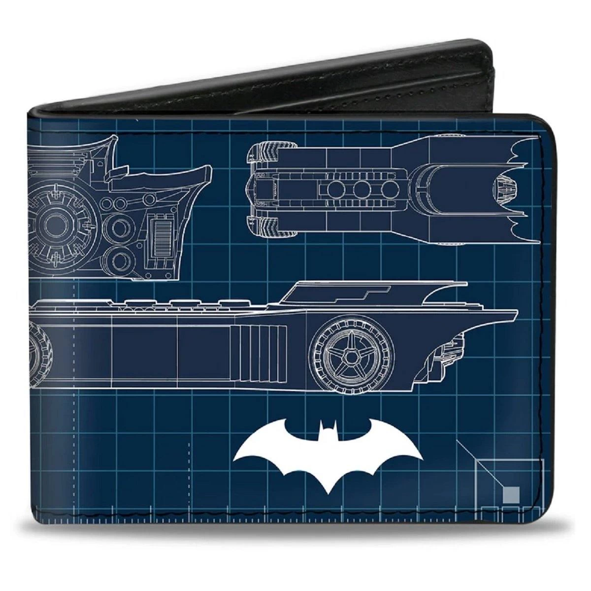 DC COMICS Batman Batmobile Blueprint Tech Turns DC Universe Bifold Wallet 1 DC COMICS Batman Batmobile Blueprint Tech Turns DC Universe Bifold Wallet