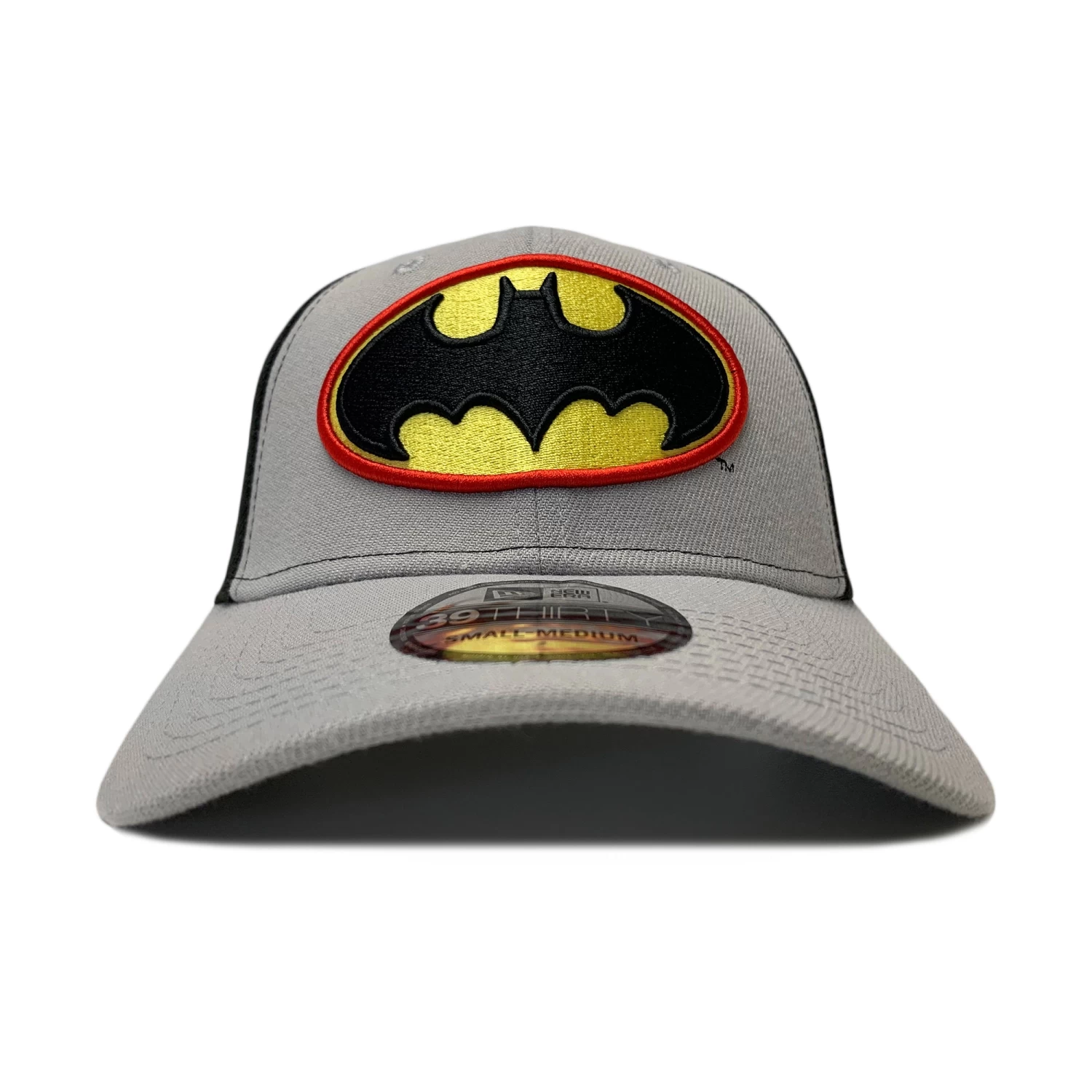 New Era 39THIRTY DC Comics Batman Symbol Gray & Black Fitted Hat 5 New Era 39THIRTY DC Comics Batman Symbol Gray & Black Fitted Hat - Image 5