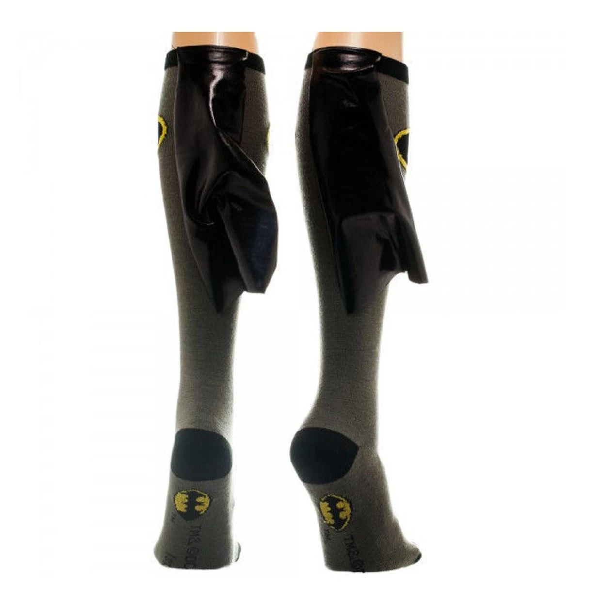 Batman Logo Symbol DC Comics Knee High Socks With Cape 3 Batman Logo Symbol DC Comics Knee High Socks With Cape - Image 3