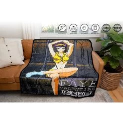 Cowboy Bebop Faye Valentine Cuffed Fleece Throw Soft Lightweight Blanket 45x60 Inches -Anime Peripherals bebop 11
