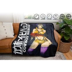 Cowboy Bebop Faye Valentine Standing Fleece Throw Soft Lightweight Blanket 45x60 Inches -Anime Peripherals bebop 7
