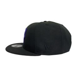 New Era 9FIFTY Marvel Black Panther Logo Snapback Hat Cap Black -Anime Peripherals bp3